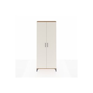 Arges Dolap 2 Raflı 2 Kapaklı Tek Askılı 88x30x221 Çam-aytaşı
