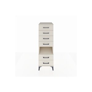 Kronos Dolap Tek Raflı 6 Çekmeceli 44x59x134 Aytaşı-aytaşı