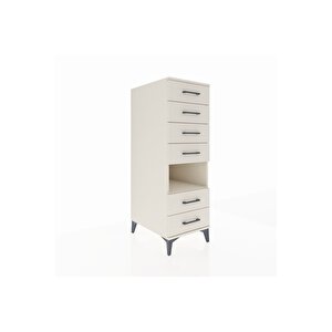 Kronos Dolap Tek Raflı 6 Çekmeceli 44x59x134 Aytaşı-aytaşı