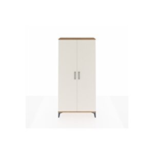Arges Dolap 4 Raflı 2 Kapaklı 88x30x182 Çam-aytaşı