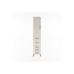 Hyperion Dolap 2 Raflı 5 Çekmeceli Tek Askılı 44x44x221 Aytaşı-aytaşı