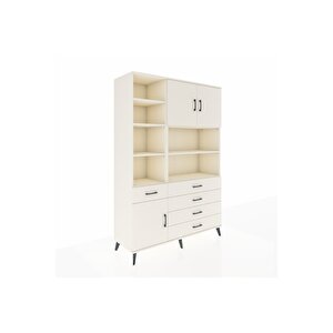 Hyperion Gardrop 9 Raflı 5 Çekmeceli 3 Kapaklı 132x44x195 Aytaşı-aytaşı