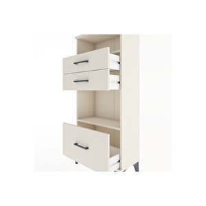 Hyperion Dolap 2 Raflı 3 Çekmeceli 60x44x134 Aytaşı-aytaşı