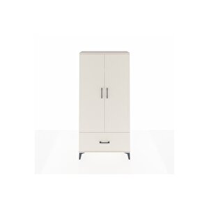 Arges Dolap 4 Raflı Tek Çekmeceli 2 Kapaklı 88x30x182 Aytaşı-aytaşı