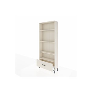 Arges Dolap 4 Raflı Tek Çekmeceli 88x30x221 Aytaşı-aytaşı