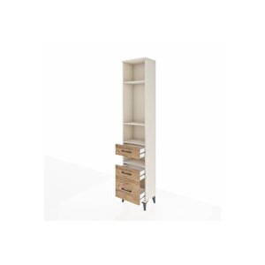 Arges Dolap 4 Raflı 3 Çekmeceli 44x30x221 Aytaşı-çam