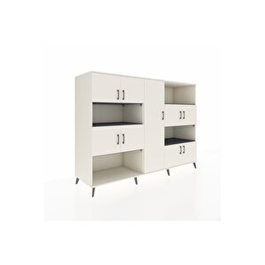 Kronos Dolap 10 Raflı 9 Kapaklı 220x59x163 Aytaşı-aytaşı/antrasit