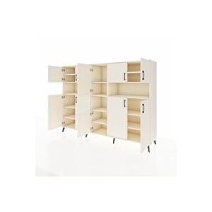 Hyperion Dolap 14 Raflı 10 Kapaklı 220x44x163 Aytaşı-aytaşı