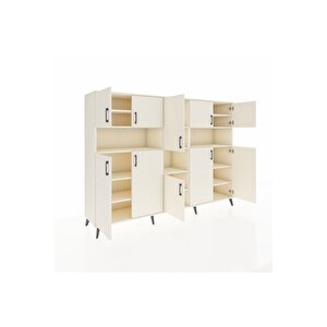 Hyperion Dolap 14 Raflı 10 Kapaklı 220x44x163 Aytaşı-aytaşı