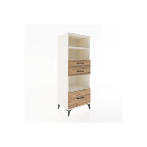 Hyperion Dolap 3 Raflı 3 Çekmeceli 60x44x163 Aytaşı-çam