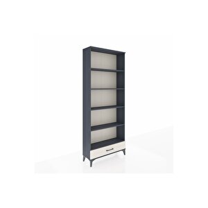 Arges Dolap 5 Raflı Tek Çekmeceli 88x30x221 Antrasit-aytaşı