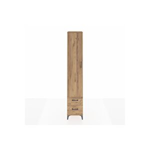 Hyperion Dolap 5 Raflı 2 Çekmeceli Tek Kapaklı 44x44x243 Çam-çam