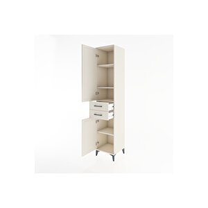 Hyperion Dolap 4 Raflı 2 Çekmeceli 2 Kapaklı 44x44x221 Aytaşı-aytaşı