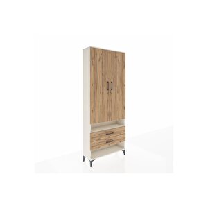 Arges Dolap 4 Raflı 2 Çekmeceli 2 Kapaklı 88x30x221 Aytaşı-çam