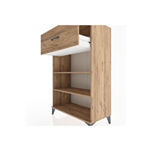 Hyperion Dolap 2 Raflı Tek Çekmeceli 88x44x134 Çam-çam