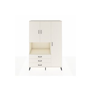 Hyperion Gardrop 7 Raflı 3 Çekmeceli 3 Kapaklı 132x44x195 Aytaşı-aytaşı