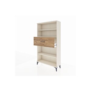 Arges Dolap 3 Raflı Tek Çekmeceli 88x30x163 Aytaşı-çam