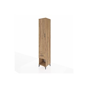 Hyperion Dolap 5 Raflı Tek Çekmeceli Tek Kapaklı 44x44x243 Çam-çam