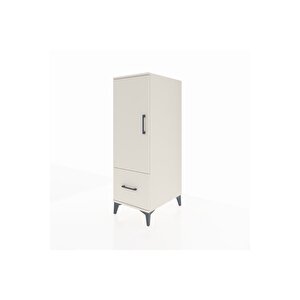 Kronos Dolap 2 Raflı Tek Çekmeceli Tek Kapaklı 44x59x134 Aytaşı-aytaşı