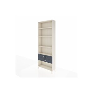 Arges Dolap 4 Raflı 2 Çekmeceli 88x30x243 Aytaşı-antrasit