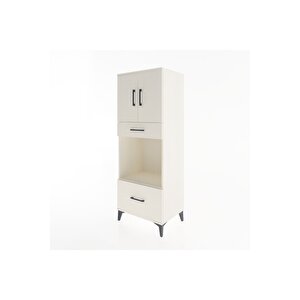 Hyperion Dolap 2 Raflı 2 Çekmeceli 2 Kapaklı 60x44x163 Aytaşı-aytaşı