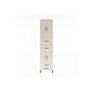 Hyperion Dolap 3 Raflı 4 Çekmeceli 4 Kapaklı 60x44x243 Aytaşı-aytaşı