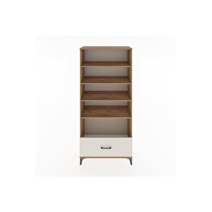 Hyperion Dolap 4 Raflı Tek Çekmeceli 88x44x195 Çam-aytaşı
