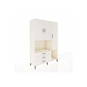 Hyperion Gardrop 6 Raflı 3 Çekmeceli 3 Kapaklı 132x44x195 Aytaşı-aytaşı