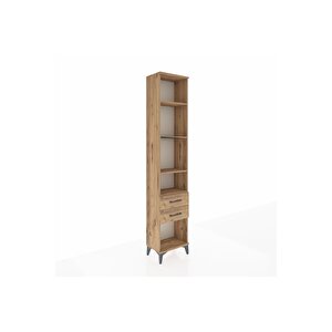 Arges Dolap 4 Raflı 2 Çekmeceli 44x30x221 Çam-çam