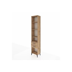 Arges Dolap 4 Raflı 2 Çekmeceli 44x30x221 Çam-çam