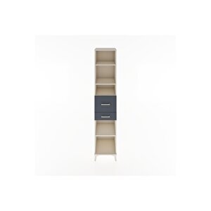 Hyperion Dolap 4 Raflı 2 Çekmeceli 44x44x221 Aytaşı-antrasit