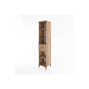 Hyperion Dolap 4 Raflı Tek Çekmeceli 44x44x221 Çam-çam