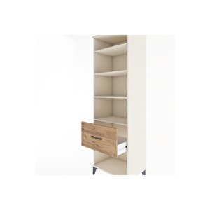 Hyperion Dolap 4 Raflı Tek Çekmeceli 60x44x195 Aytaşı-çam