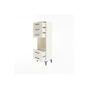 Arges Dolap Tek Raflı 5 Çekmeceli 44x30x134 Aytaşı-aytaşı