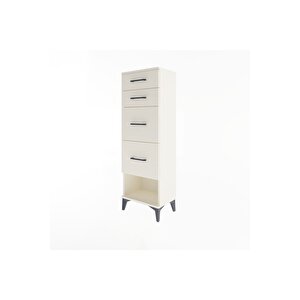 Arges Dolap 4 Çekmeceli 44x30x134 Aytaşı-aytaşı