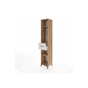 Hyperion Dolap 4 Raflı Tek Çekmeceli 44x44x243 Çam-aytaşı