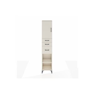 Arges Dolap 3 Raflı 3 Çekmeceli Tek Kapaklı 44x30x221 Aytaşı-aytaşı