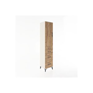 Hyperion Dolap 2 Raflı 4 Çekmeceli Tek Askılı 44x44x221 Aytaşı-çam