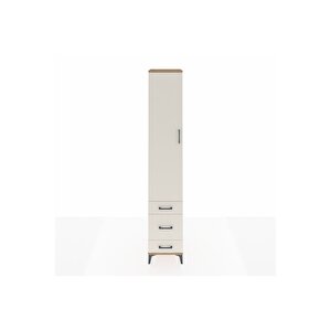 Hyperion Dolap 5 Raflı 3 Çekmeceli Tek Kapaklı 44x44x243 Çam-aytaşı