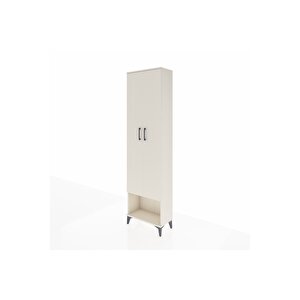 Arges Dolap 3 Raflı 2 Kapaklı Tek Askılı 60x30x221 Aytaşı-aytaşı