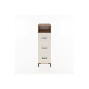 Hyperion Dolap Tek Raflı 3 Çekmeceli 44x44x134 Çam-aytaşı