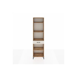 Arges Dolap 4 Raflı Tek Çekmeceli 60x30x221 Çam-aytaşı