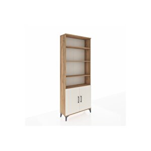 Arges Dolap 5 Raflı 2 Kapaklı 88x30x221 Çam-aytaşı