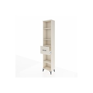 Arges Dolap 4 Raflı Tek Çekmeceli 44x30x221 Aytaşı-aytaşı