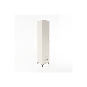 Hyperion Dolap 5 Raflı Tek Çekmeceli Tek Kapaklı 44x44x221 Aytaşı-aytaşı