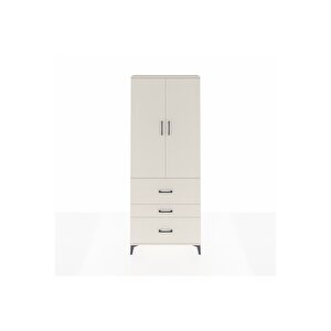 Arges Dolap 3 Raflı 3 Çekmeceli 2 Kapaklı 88x30x221 Aytaşı-aytaşı