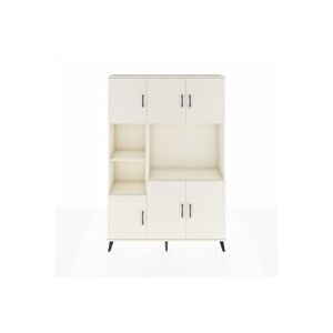 Arges Gardrop 9 Raflı 6 Kapaklı 132x30x195 Aytaşı-aytaşı