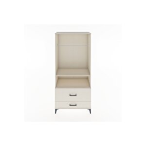 Hyperion Dolap 2 Raflı 2 Çekmeceli Tek Askılı 88x44x195 Aytaşı-aytaşı