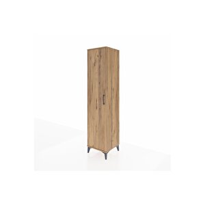 Hyperion Dolap 5 Raflı Tek Kapaklı 44x44x195 Çam-çam