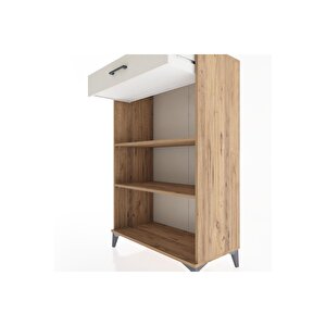 Hyperion Dolap 2 Raflı Tek Çekmeceli 88x44x134 Çam-aytaşı